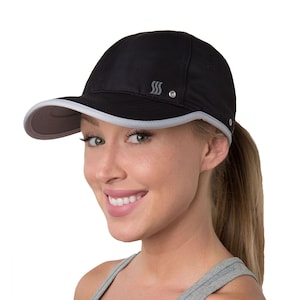 SAAKA Lightweight Sports Hat. Flexible & Moisture Wicking. Best for Running, Tennis, Golf, Exercise,