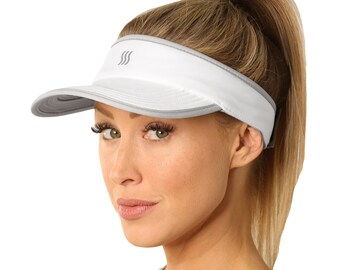 SAAKA Super Absorbent Visor. Lightweight & Moisture Wicking. Best for Running, Tennis, Golf, Walking, and all Activities