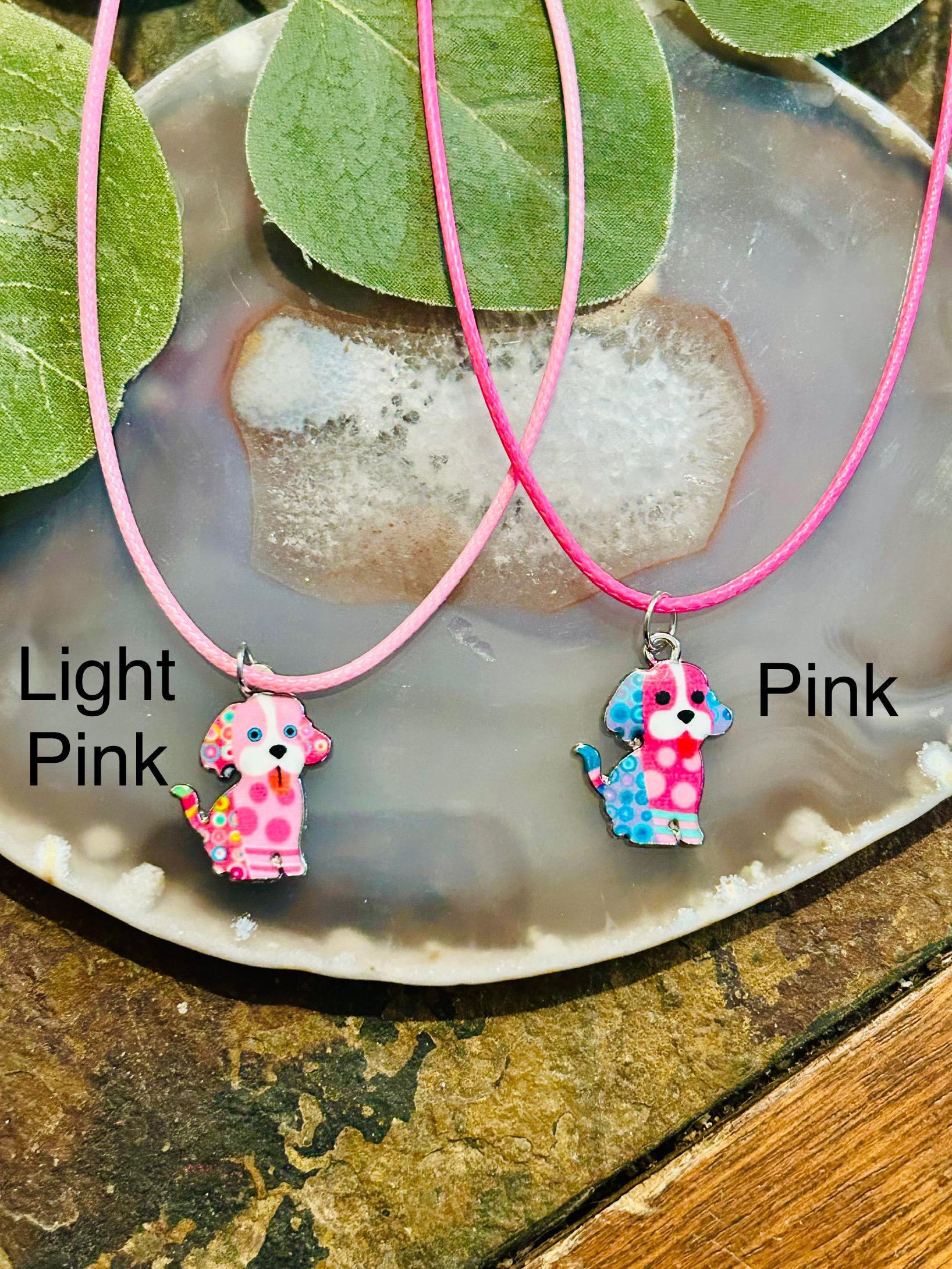 Collana cane bassotto in legno dipinta a mano, collane animali regalo