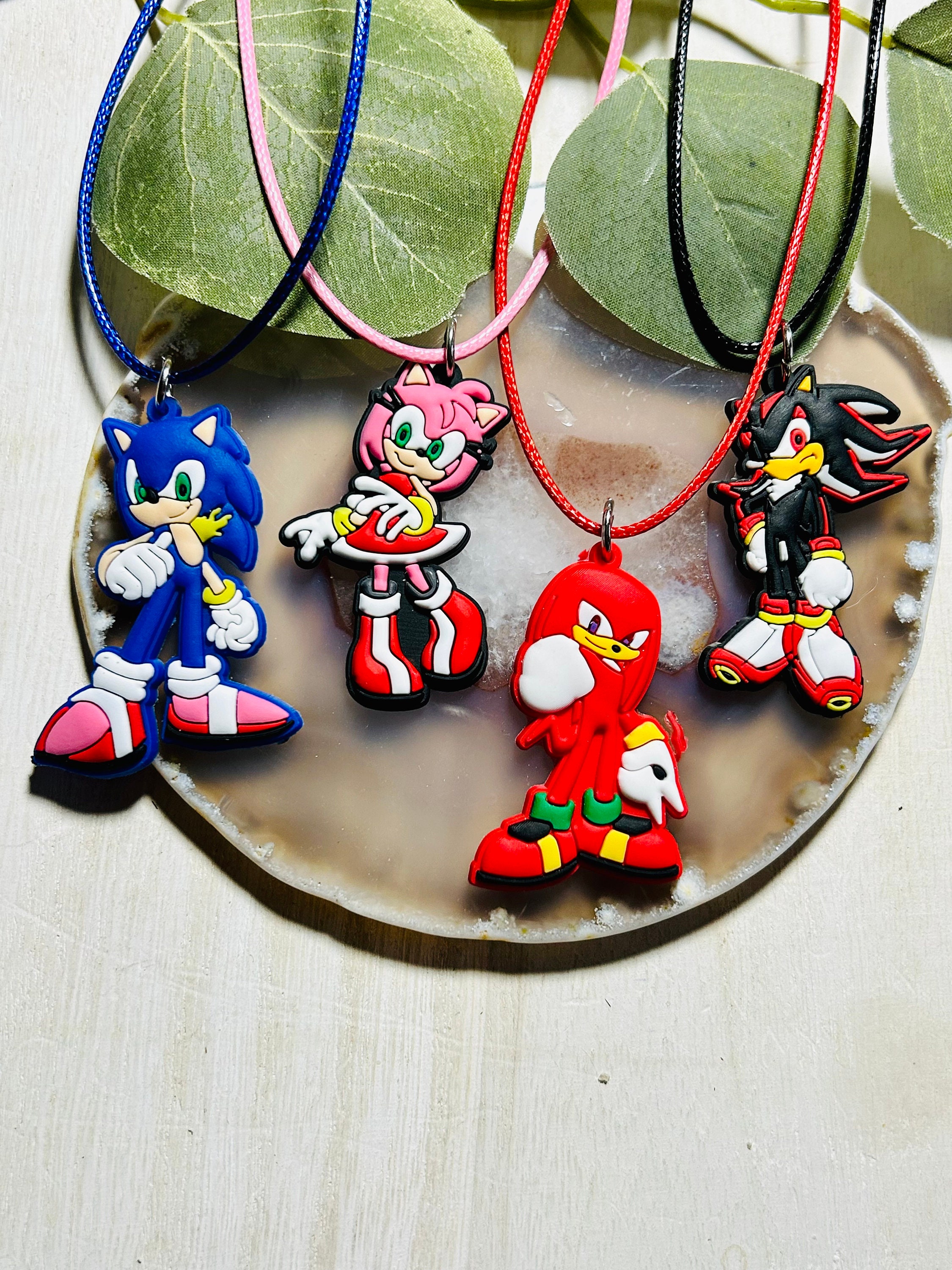 Sonic Adventure Fan-Made Chao Enamel Pendant Chain Necklace – 60cm  Stainless Steel Chain