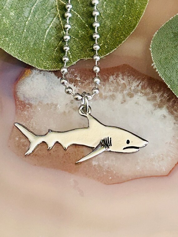 サメのネックレス、キッズオーシャンジュエリー - Etsy 日本