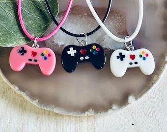 Kids Gamer Necklace, Video Game Controller Necklace, Gaming Jewelry for Kids, Gamer Gift for Boys or Girls, Cute Gaming Pendant