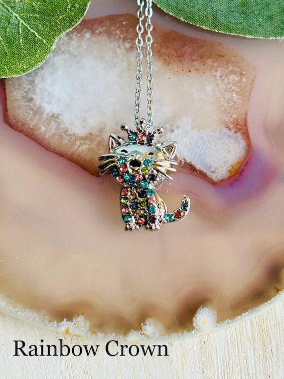 Collana con pendente gatto argento - Gioielli - Collane - di Fetrol... | su