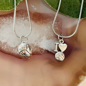 Kids Volleyball Necklace, Kids Sports Necklace