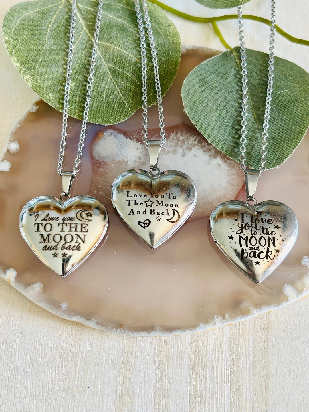 I love you to the moon and back shop necklace zales