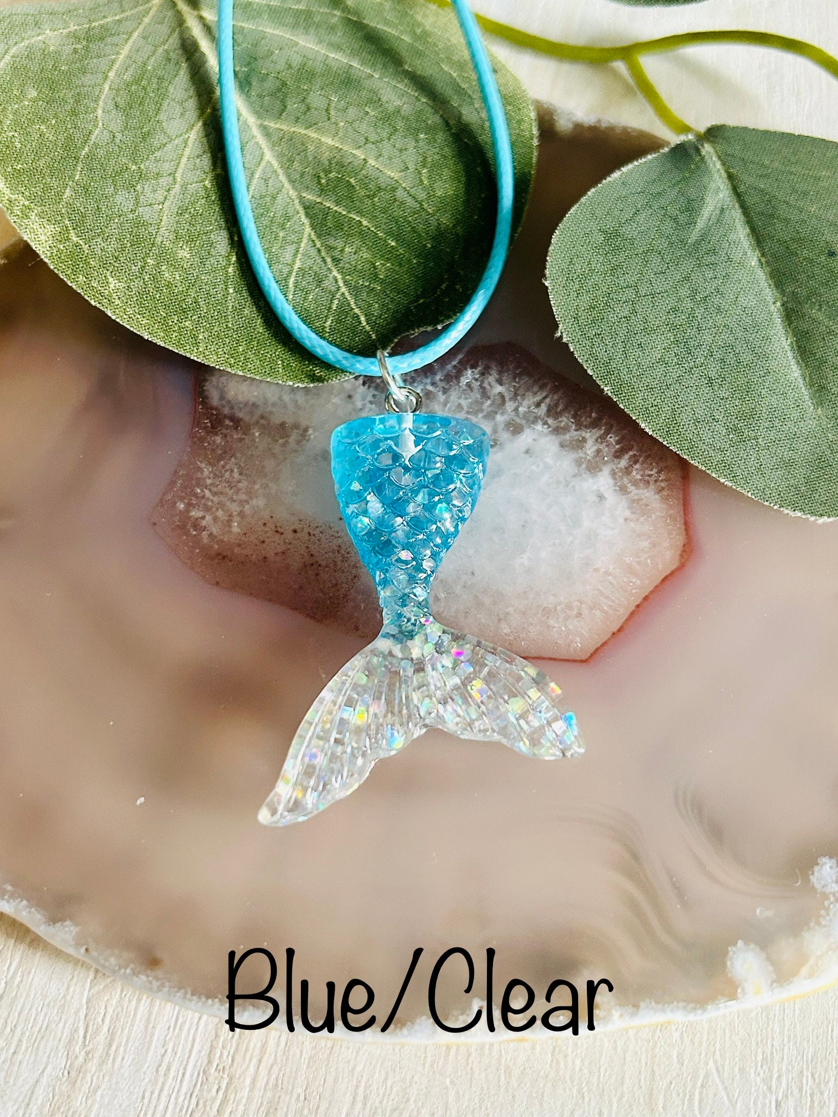 YAFEINI Zeemeermin geschenken ketting sieraden van sterling zilver zee zeemeermin halve maan hanger ketting verjaardag cadeau sieraden voor meisjes meisjes dames, Sterling zilver, Emaille