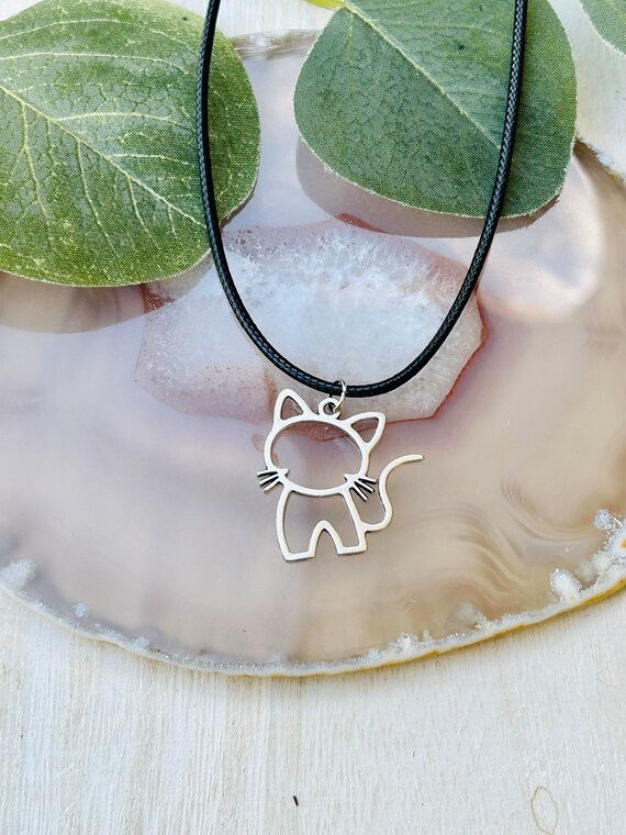 Ciondolo A Forma Di Gatto Con Catena Di Sicurezza Oscillante - Foto 9