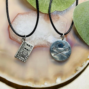 Kids Baking Charm Necklace: Silver Pendant, 17”