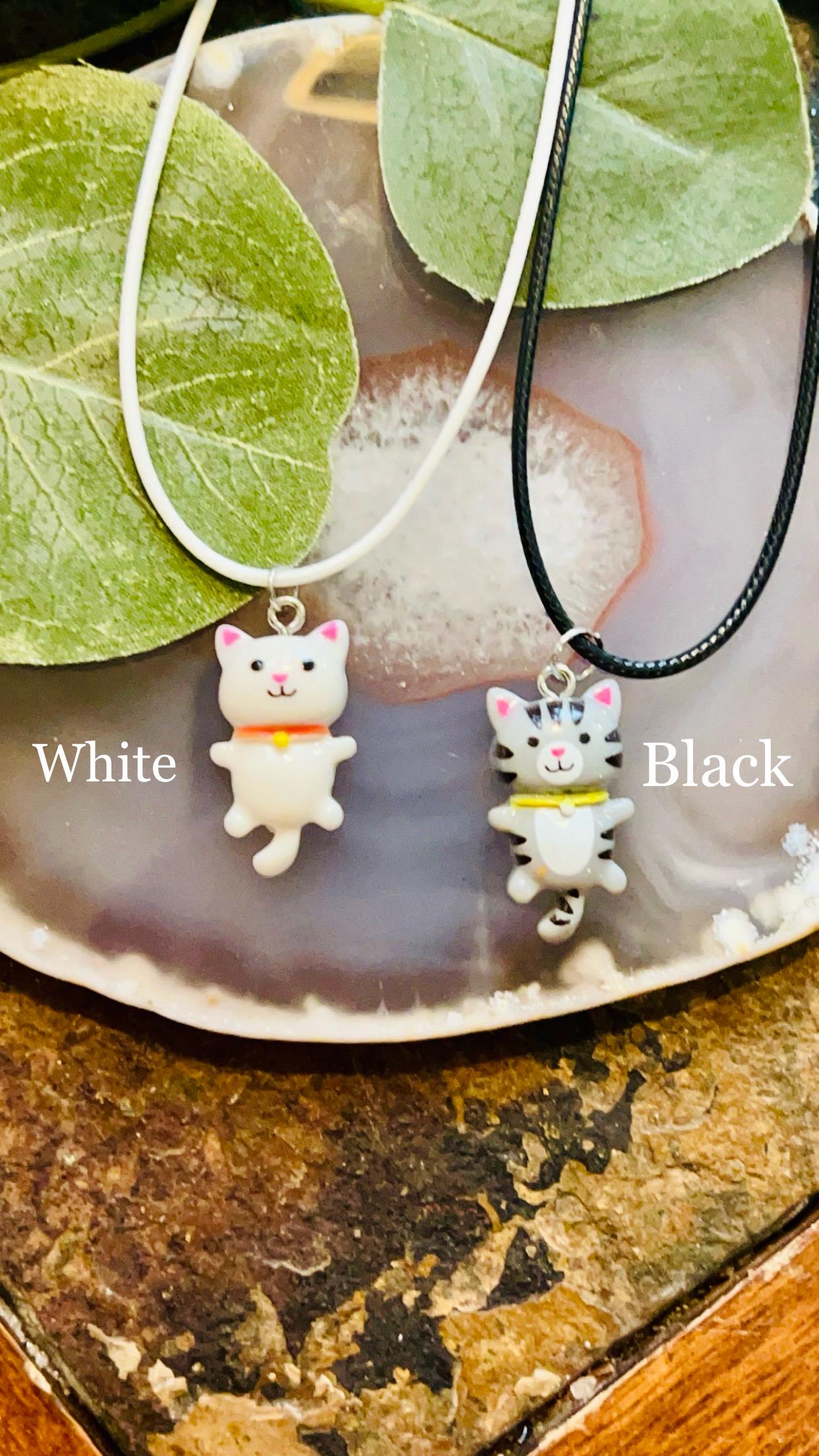 Collana a forma di gatto. Regalo per amanti dei gatti, mamme, bambini, anniversario, compleanno, Natale. - Italia