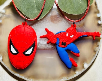 Collier Super Héros Ubephant – Lot De 6 Pendentifs En Verre Convexe Rond, Bijou Tendance Pour Fans, Cadeau Idéal Pour Anniversaire Et Cosplay