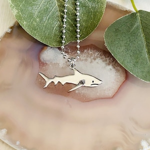 Kids Shark Necklace, Kids Ocean Animal Tropical Necklace