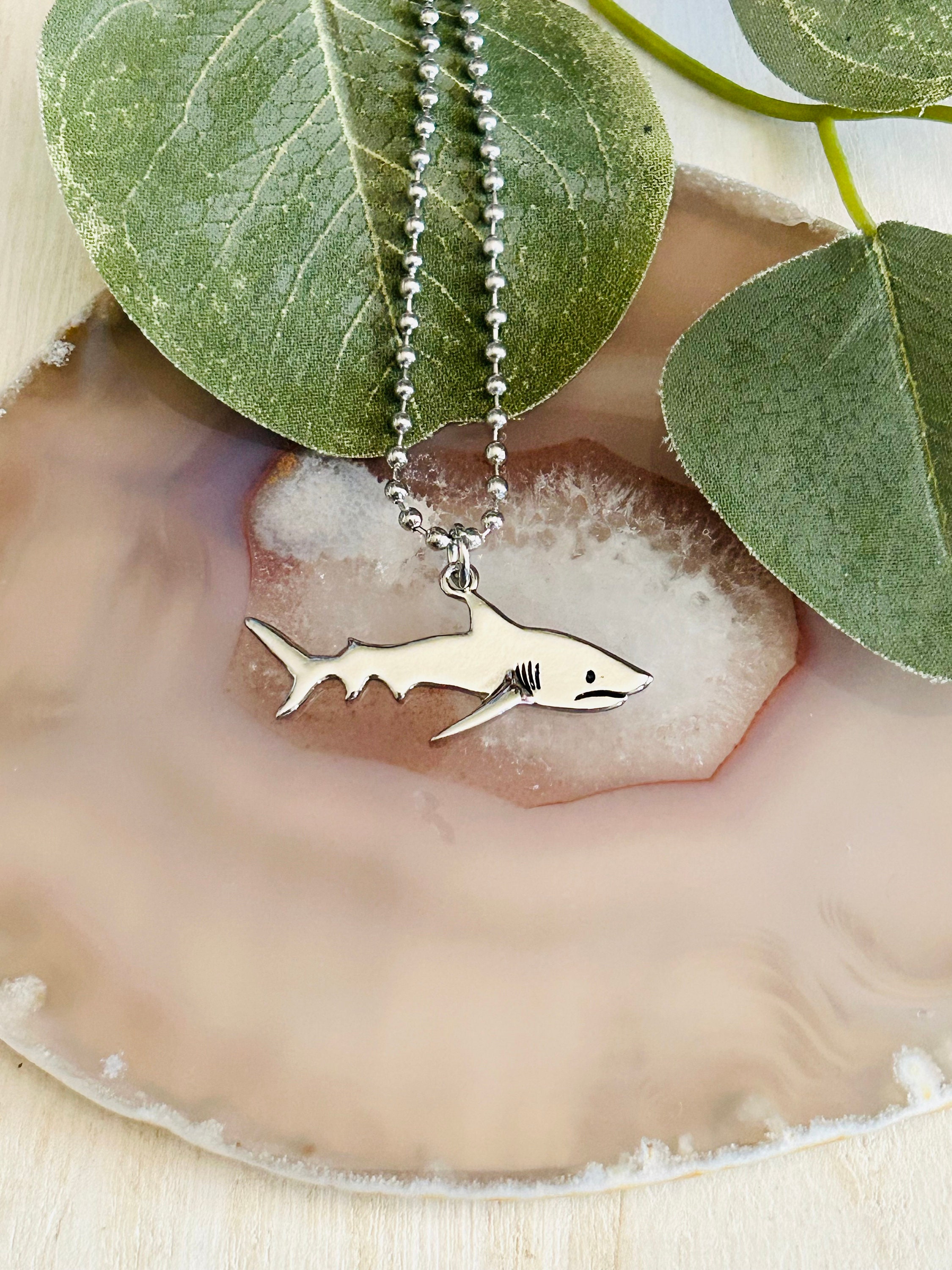サメのネックレス、キッズオーシャンジュエリー - Etsy 日本