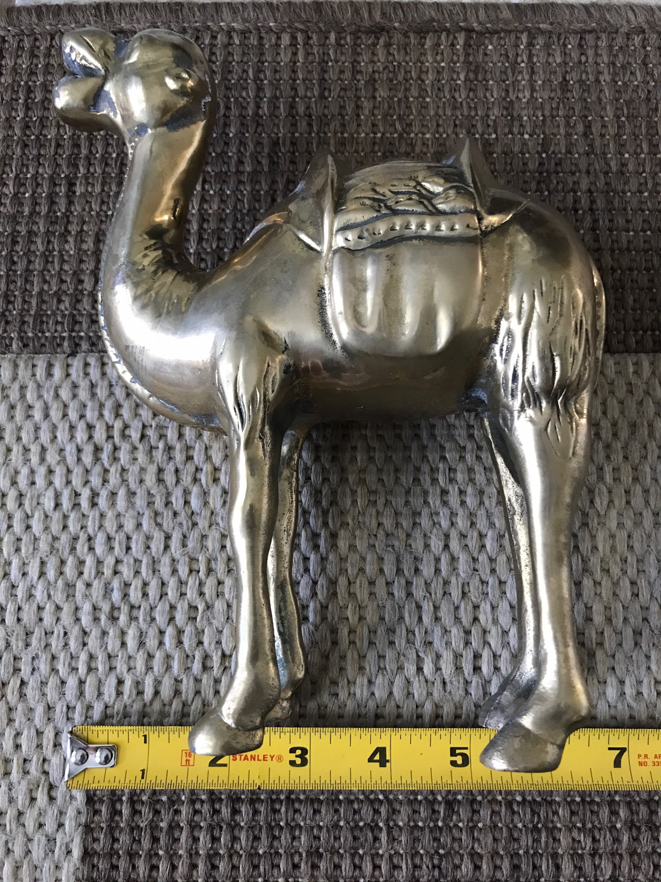 Large Brass Camel Statue Figurine Heavy Vintage Brass Camel Etsy UK