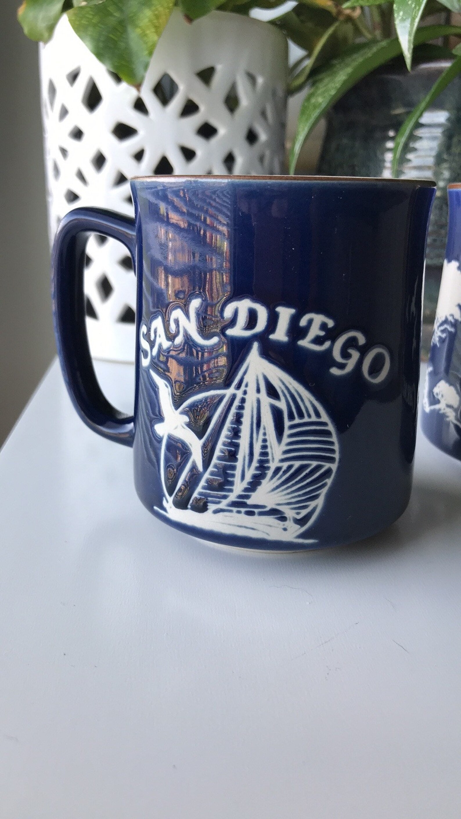 Set of 2 Destination Souvenir Mugs Etsy