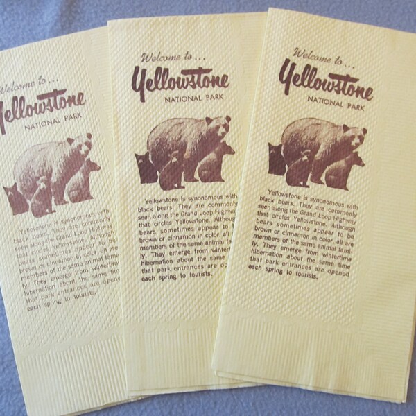 Yellowstone National Park Memorabilia Etsy