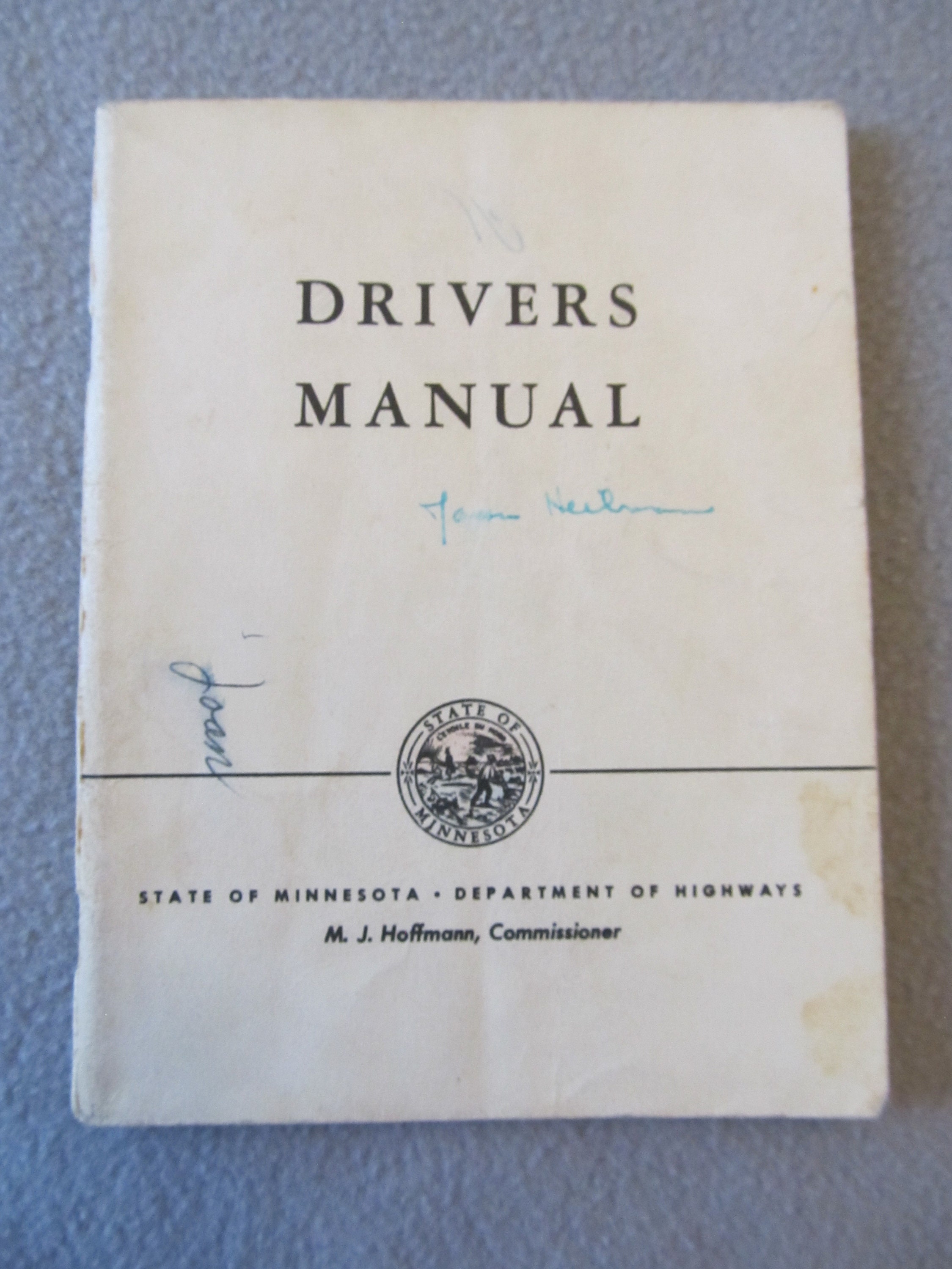 Minnesota Drivers Manual 1950s Etsy