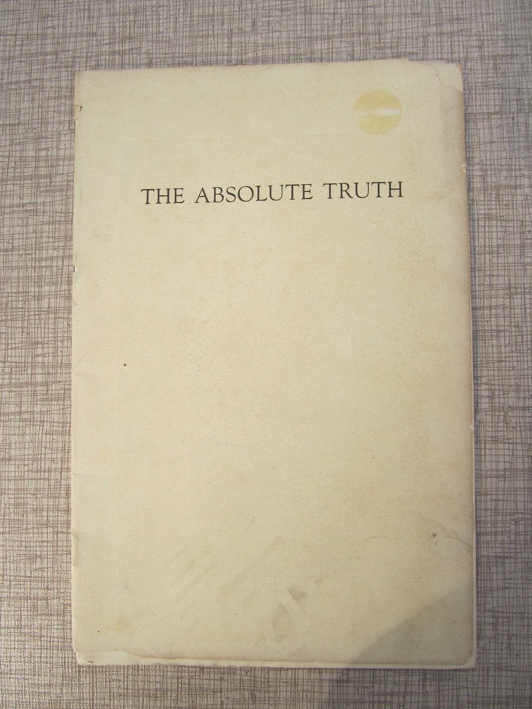 The Absolute Truth - World War I Photo Book - Etsy