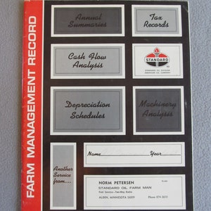 Standard Oil Farm Management Record - 1967