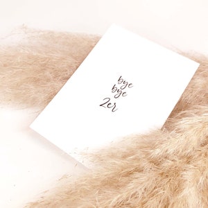 Geburtstagskarte * bye bye 2er / 30. Geburtstag, Mann, Frau, Postkarte, dreißig, witzig, lustig