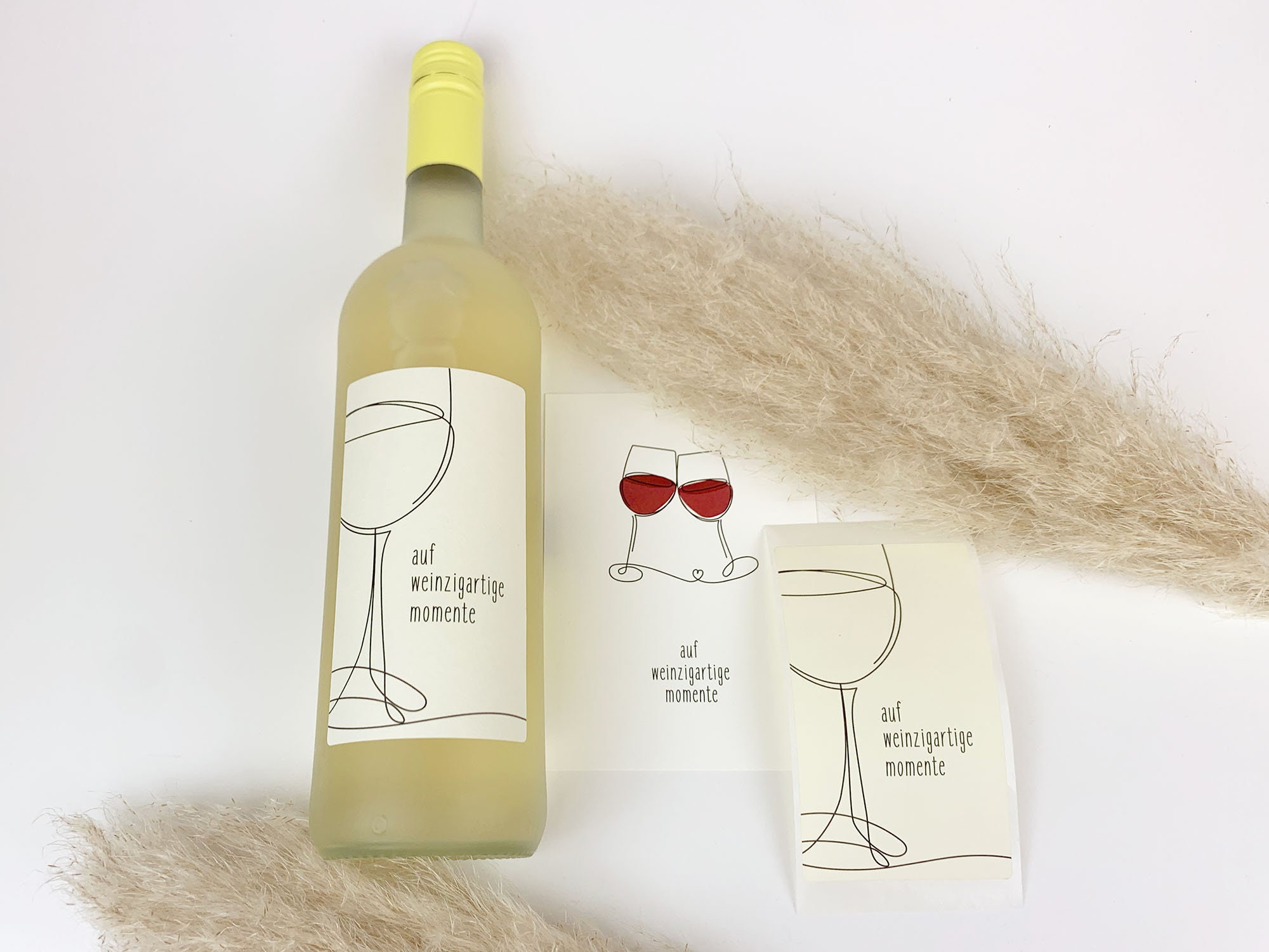 Sugeru® 4 Stück - 60 Geburtstags Flaschenetikett & Geschenkschleifen, Weinetiketten Personalisiert Selbstklebend für Sekt und Schaumwein