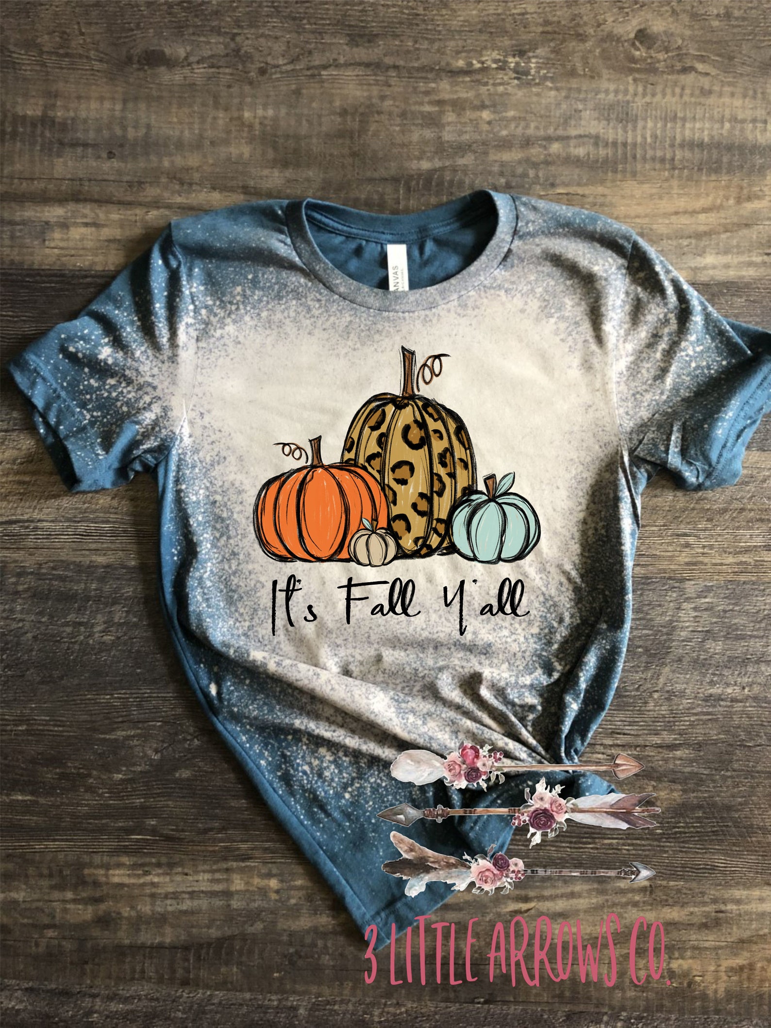Its Fall Yall Animal Print Casual T Shirt