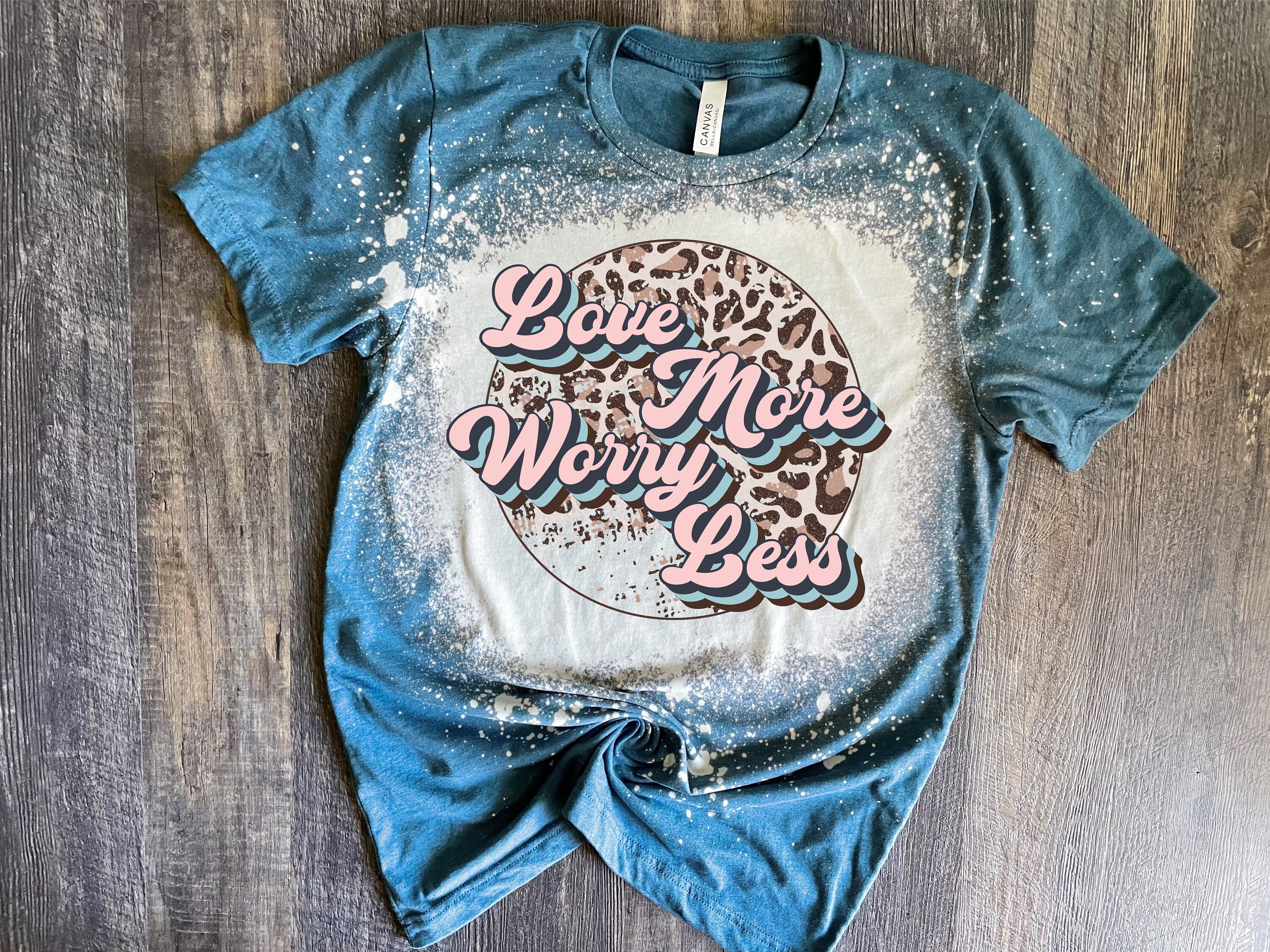 etsy bleached shirt