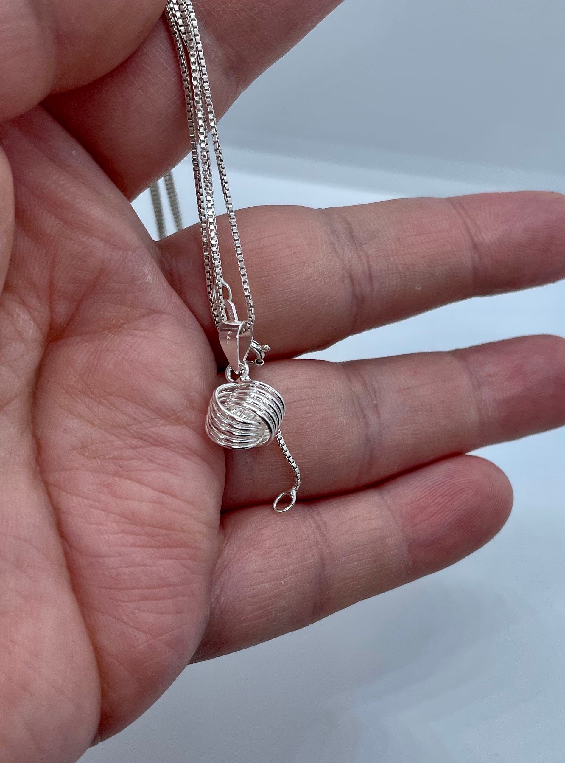 【STONEHENgE】Love Knot〜Silver Material Necklace SA24C51T STONEHENgE】Love Knot〜Silver Material Necklace SA24C51T