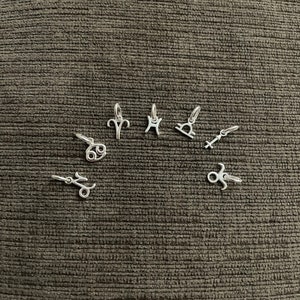 Sterling Silver Zodiac Necklace Astrology Horoscope-Star Sign Necklace - Zodiac Charm-Minimalist Jewelry