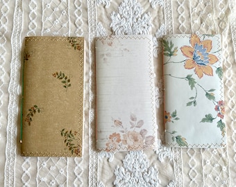 Pack of three TN Standard Journals, TN Standard, Junk Journals, Standard Travelers Journal, Writing Journals, Homemade Journals, TN Inserts