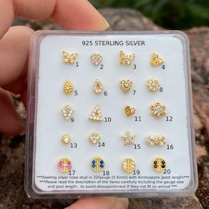 Silver nose top pin price