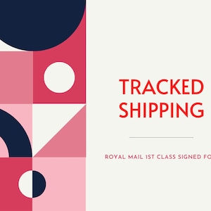 Royal mail 1st class tracked and signed delivery service