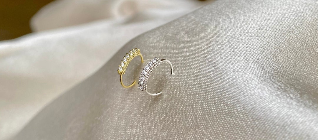 6 Mm Silver-Tone Ball-Tipped Titanium Nose Stud | In Stock! | Lucleon - Foto 11