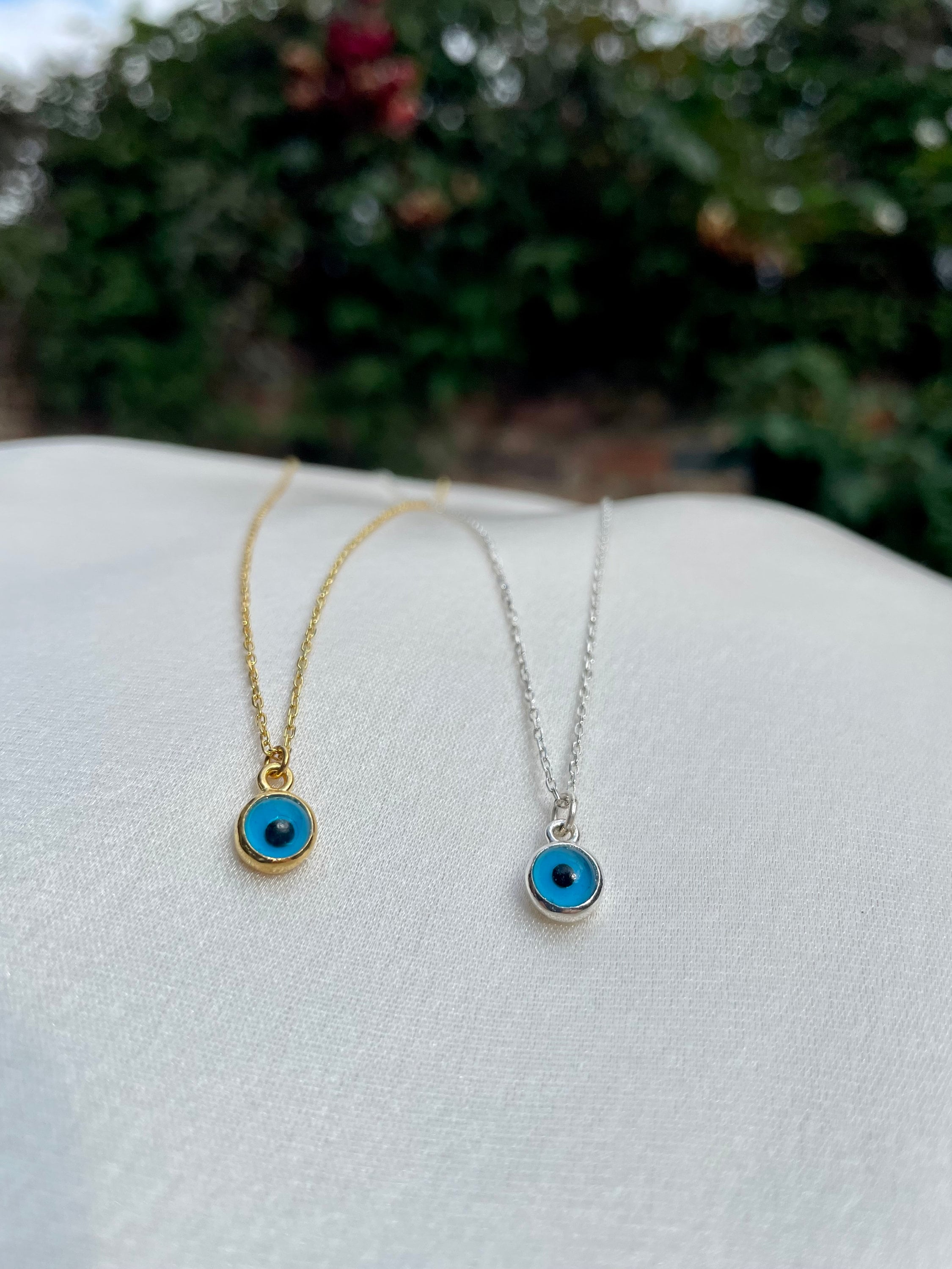 VONALA Collana Occhio Del Malocchio In Argento 925 Con Pietra Di Luna - Portachiavi
