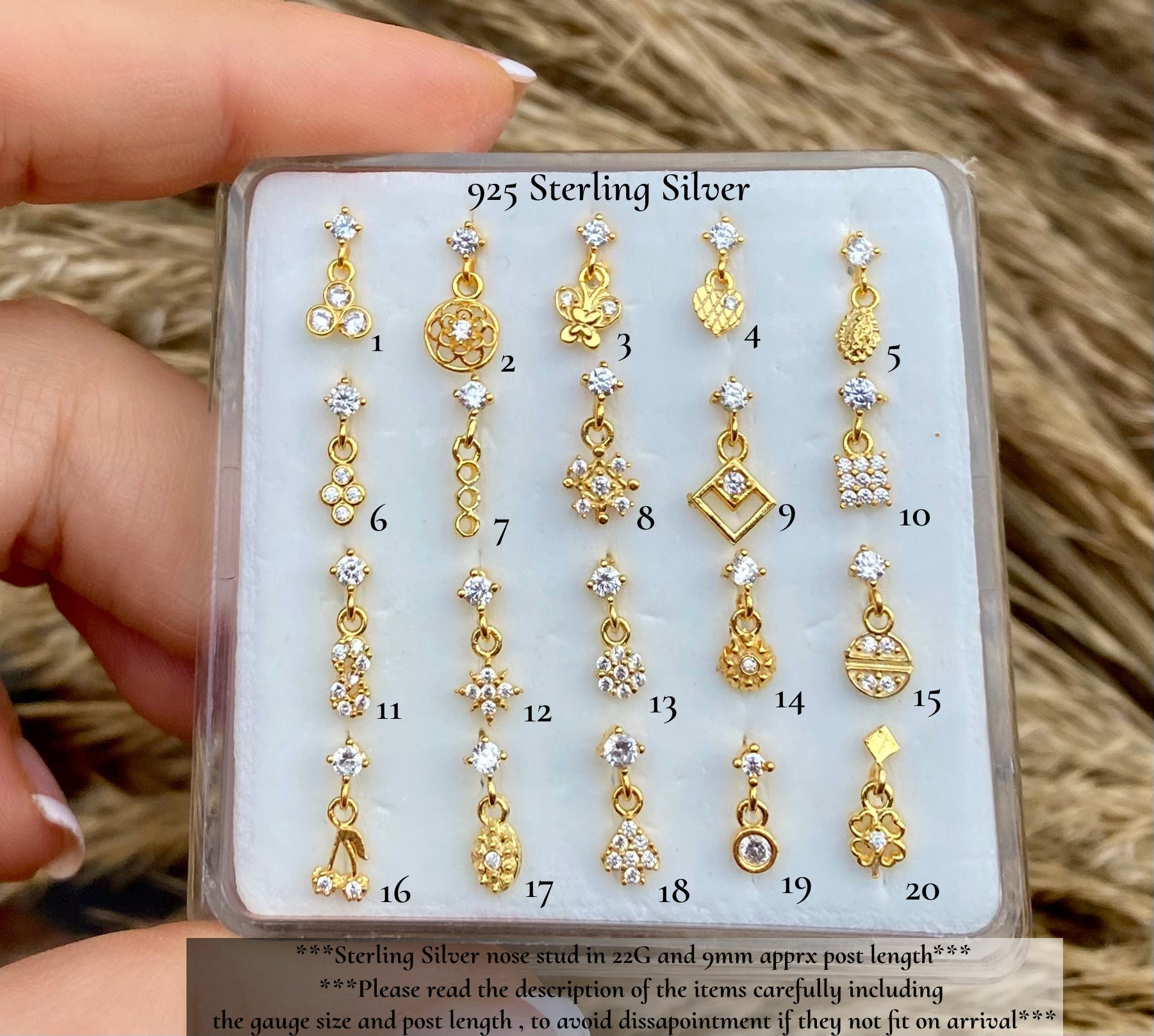 Dangle hotsell nose stud