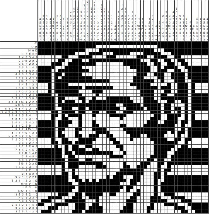26 Printable PDF Nonograms Hanjie Puzzles for Adults Volume Etsy