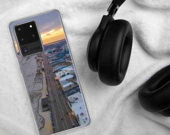Over the Boardwalk Sunset Custom iPhone Cases Multiple Sizes Available Professional Aerial Photography