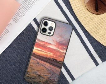 Over the Boardwalk Sunset Custom iPhone Cases Multiple Sizes Available Professional Aerial Photography