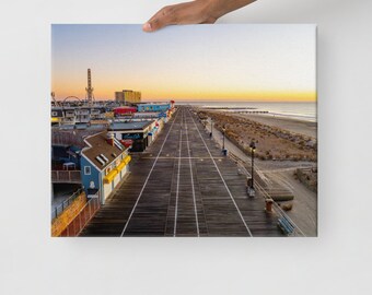 Boardwalk Morning // Stretched Canvas Print