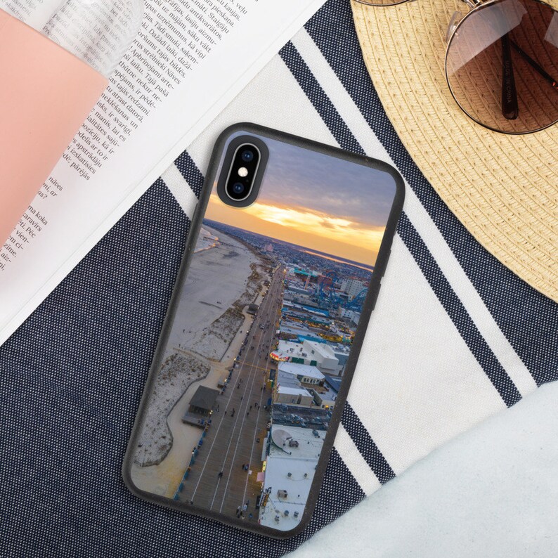 Over the Boardwalk Sunset Custom iPhone Cases Multiple Sizes Available Professional Aerial Photography