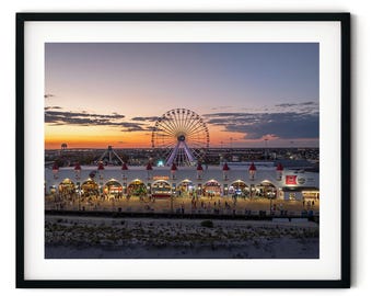 Wonderland Summer Sunset Two // Custom Matte Print // Beautiful Aerial Photography