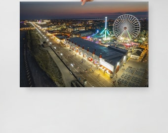 Boardwalk Summer Nights // Stretched Canvas Print