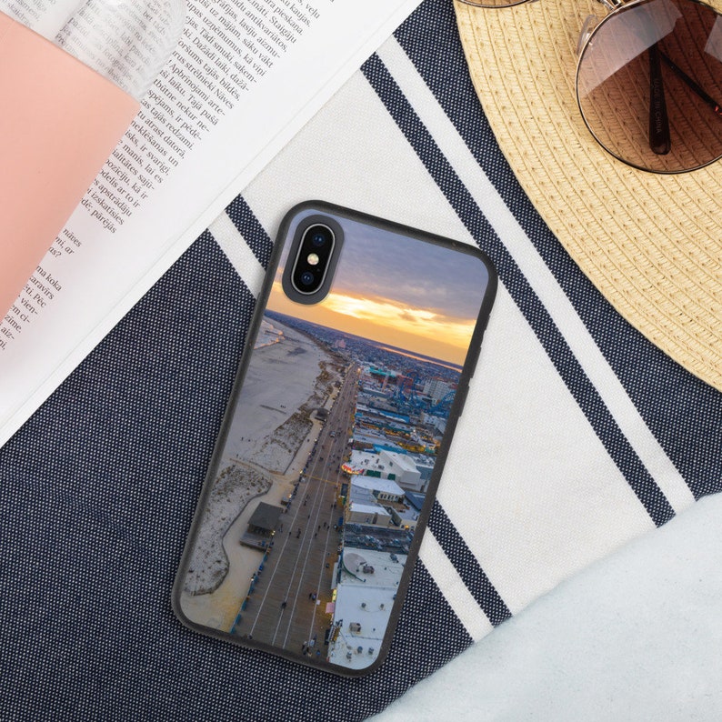 Over the Boardwalk Sunset Custom iPhone Cases Multiple Sizes Available Professional Aerial Photography