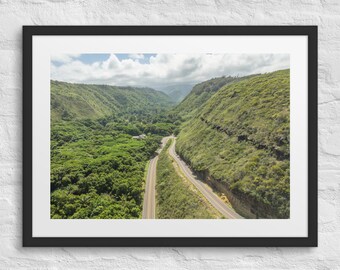 Road to Hana // Framed Print