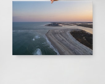 Corson's Inlet Sunset // Stretched Canvas Print