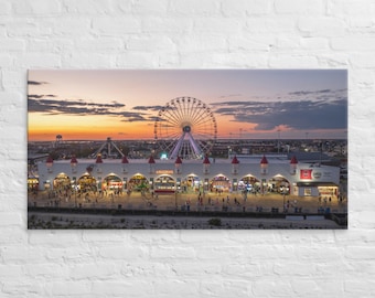 Wonderland Sunset // Panoramic Canvas