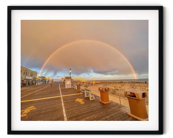 OCNJ Boardwalk Rainbow // Custom Matte Print