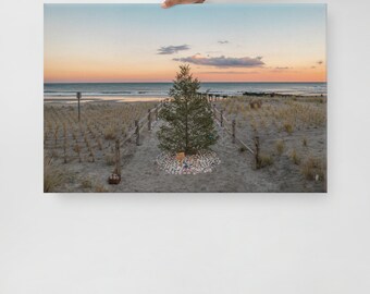 North Street Christmas Tree 2022 // Stretched Canvas Print