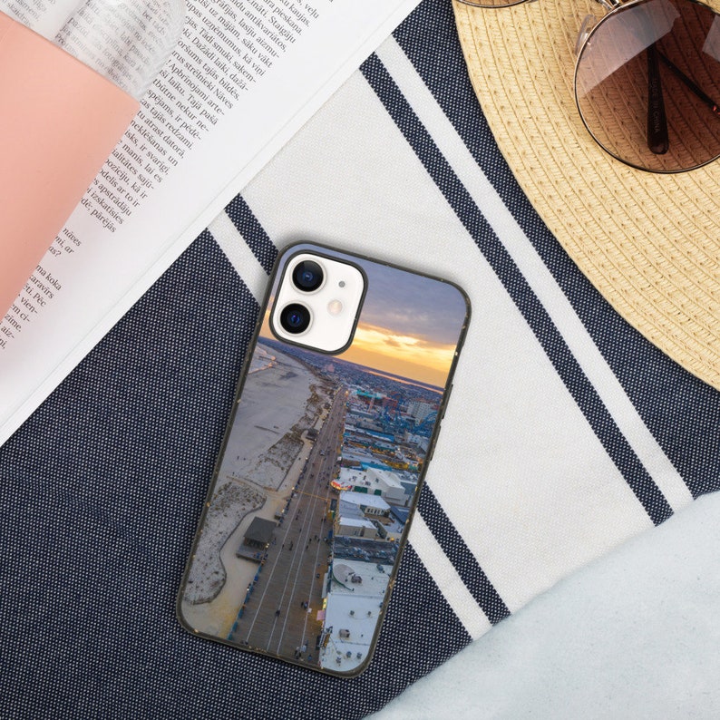 Over the Boardwalk Sunset Custom iPhone Cases Multiple Sizes Available Professional Aerial Photography