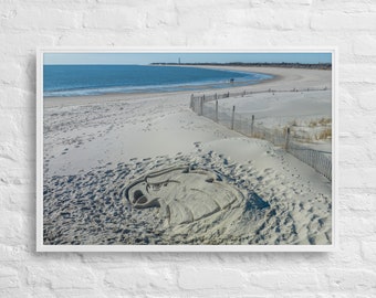 Eagles Beach Logo // Framed canvas