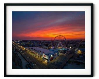 Wonderland Fire Sunset // Custom Matte Print // Beautiful Aerial Photography